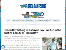 Tablet Screenshot of floridabayfishing.com